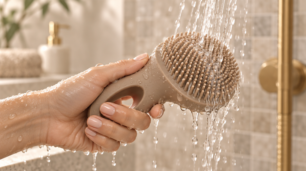 Brosse nettoyante silicone : nettoyer sans agresser