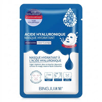 10pcs masque facial hydratant à l'acide hyaluronique