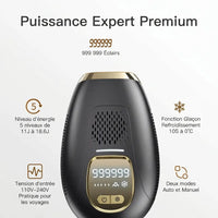 caractéristiques - Épilateur IPL KODOLUXE Essentiel KL20 — Lumière Pulsée à Froid