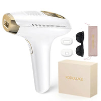 contenu boîte blanc - Épilateur IPL KODOLUXE Essentiel KL20 — Lumière Pulsée à Froid