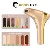 cheveux et peaux compatibles - KODO - KL41 Épilateur IPL 4 en 1 Haut de gamme Indolore - KODOLUXE