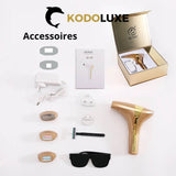 accessoires du produit - KODO - KL41 Épilateur IPL 4 en 1 Haut de gamme Indolore - KODOLUXE