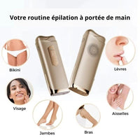 Zones du corps utilisables — épilateur IPL KODO™ KODOLUXE