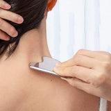Gua Sha Acier Inoxydable KODOLUXE - massage de la nuque
