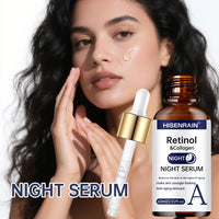 Sérum Rétinol & Collagène HISENRAIN - application de nuit
