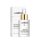 Sérum 24K Or et Peptides LANBENA - anti-âge visage 30ml