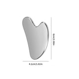Gua Sha Acier Inoxydable KODOLUXE - dimensions 6 x 4,1 cm