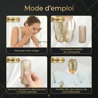 Kodoluxe Opal KLM2 - mode d'emploi du masque LED en 4 étapes