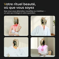 Kodoluxe Opal KLM2 - masque LED utilisé au quotidien, détente, télétravail et méditation