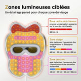 Kodoluxe Opal KLM2 - zones lumineuses ciblées du masque LED